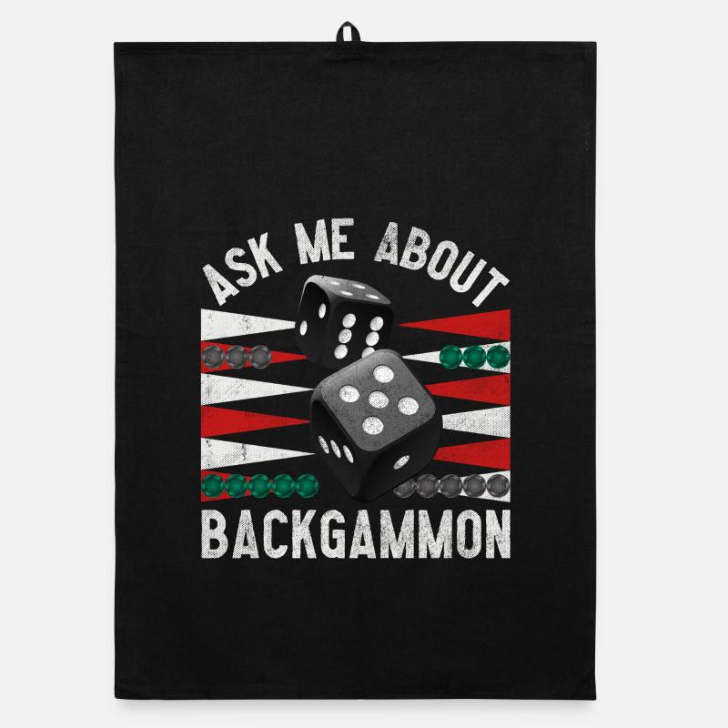 Posez-moi des questions sur BACKGAMMON -Frag’mich über Backgammon Torchon bio