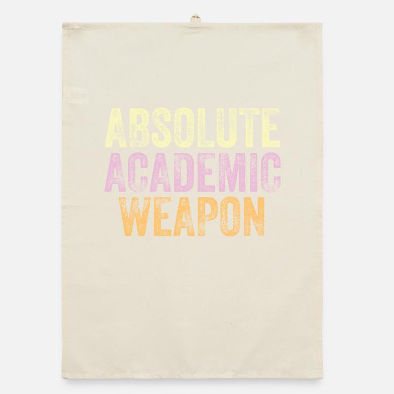 Students Absolute Academic Weapon Organic dish towel