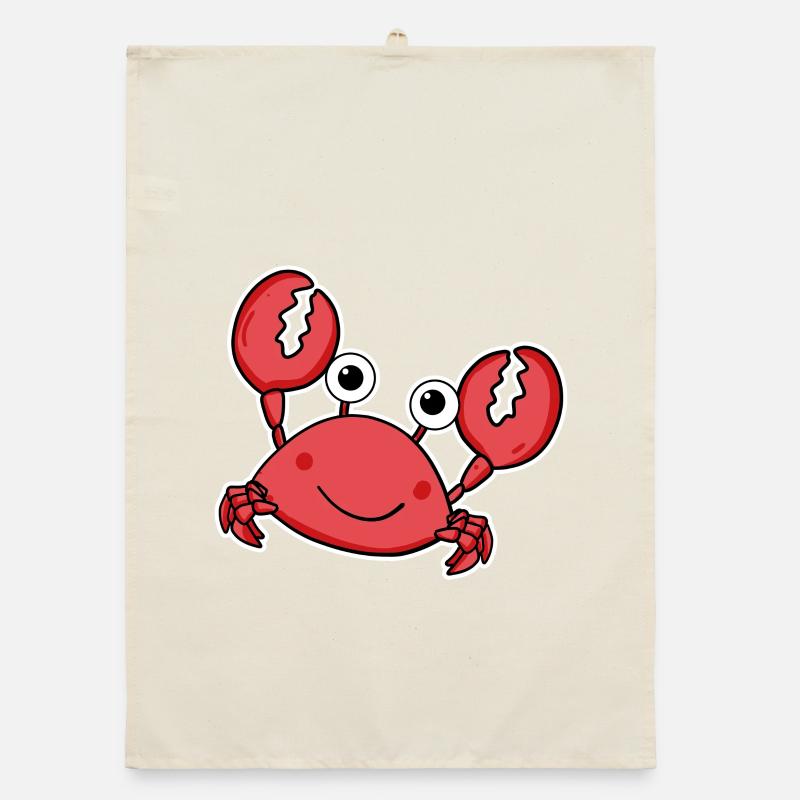 Crab Moitv Organic dish towel