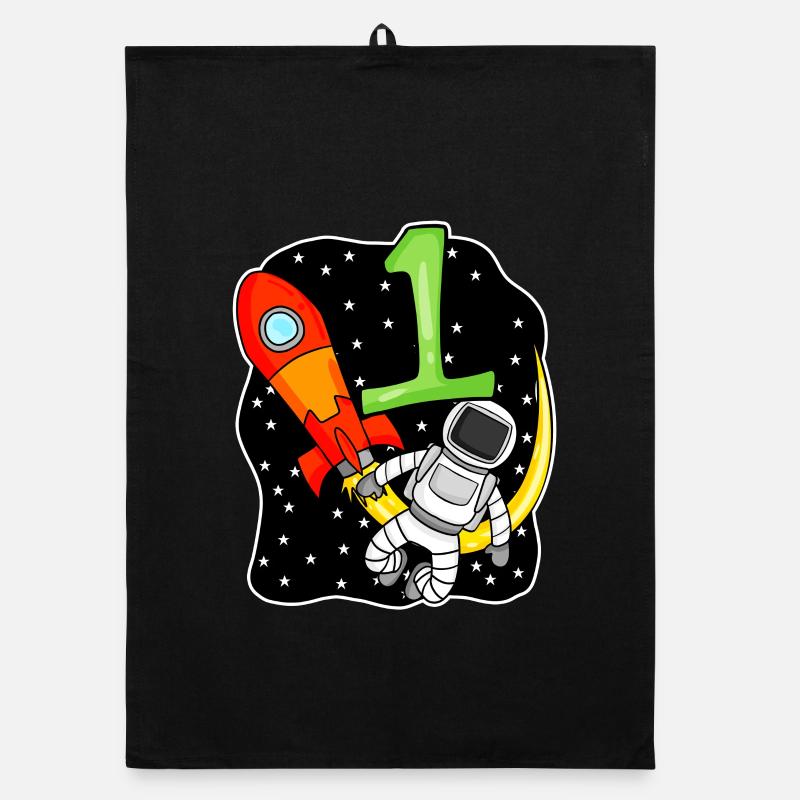 1 an Jeune astronaute Torchon bio
