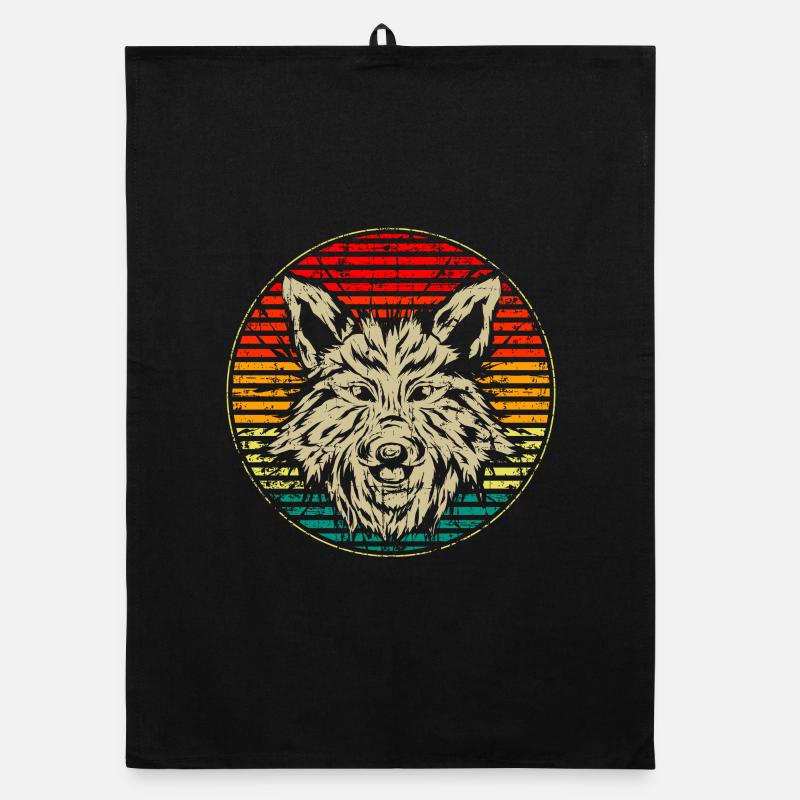 Fuchs vintage Organic dish towel