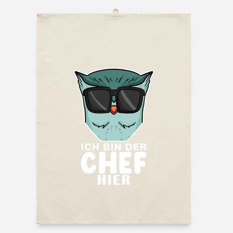 Cool Eule Chef Organic Geschirrtuch