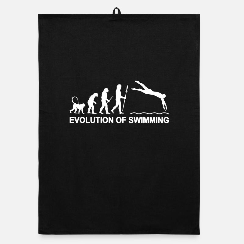Evolution of Swimming Organic dish towel