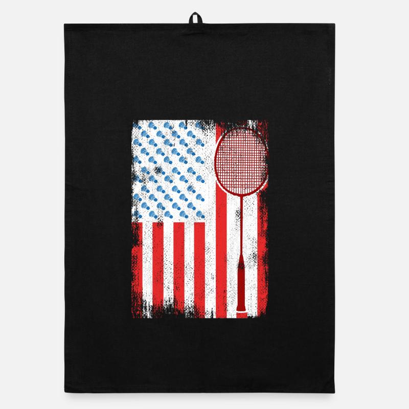 4 juillet Badminton Torchon bio
