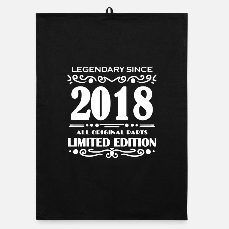 2018 - Année 2018 - Année de construction 2018 Spruch Torchon bio