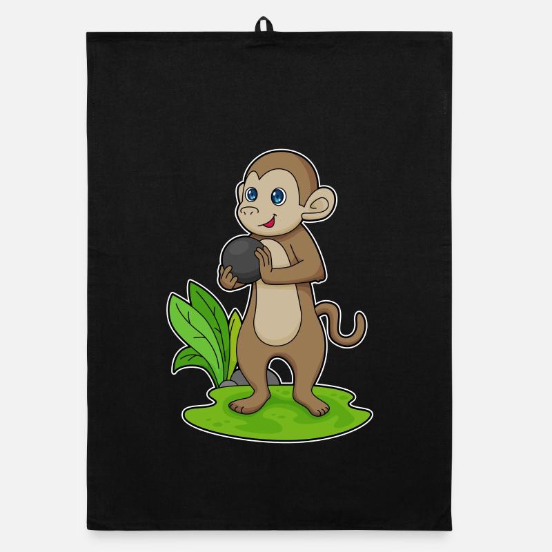 Boule de bowling de bowling de singe Torchon bio