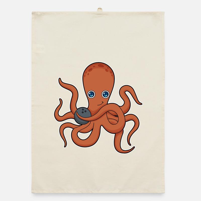 Boule de bowling Octopus Bowling Torchon bio