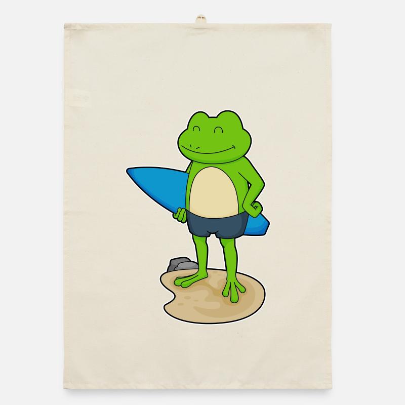 Surf Surf Surf Summer Torchon bio