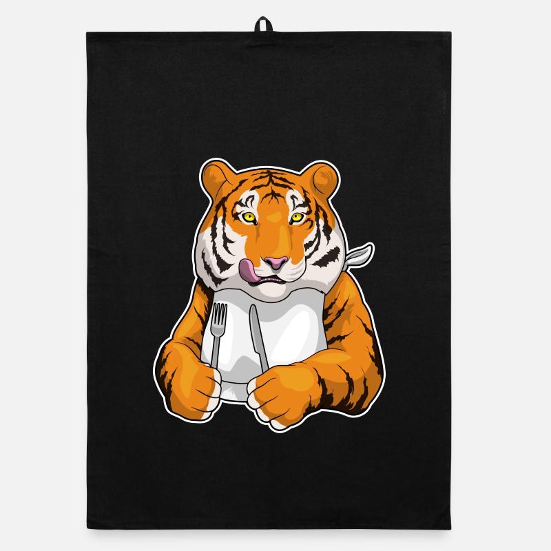 Tiger Besteck Kochen Küche Organic Geschirrtuch