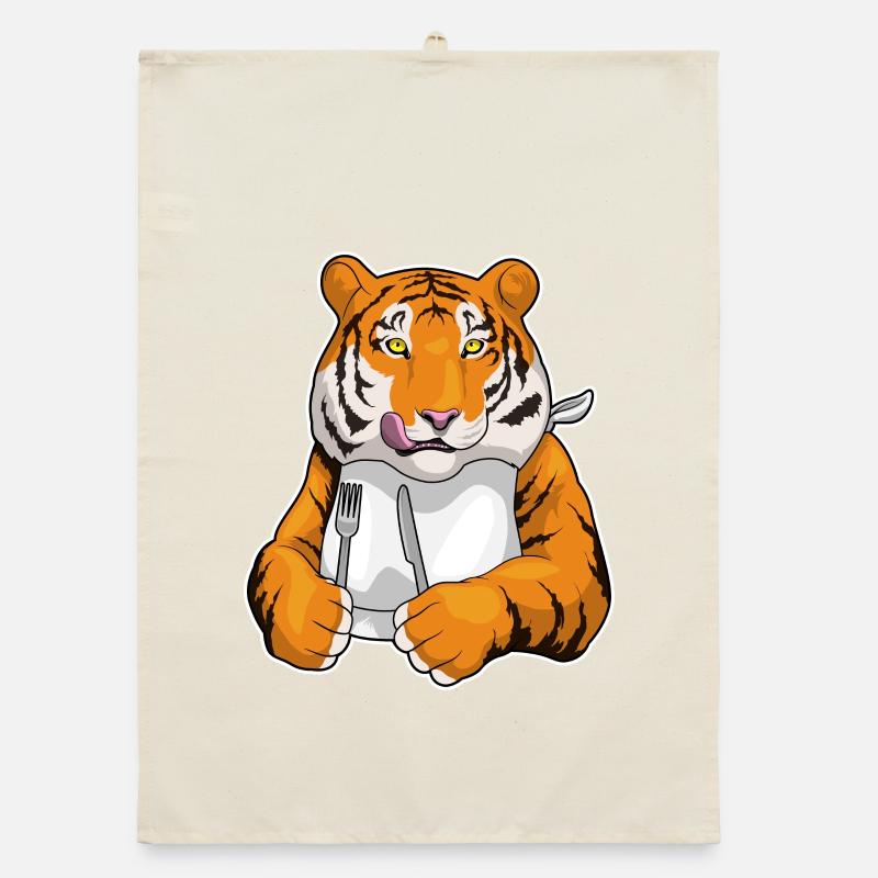 Tiger Cutlery Cooking Kitchen Organic dish towel