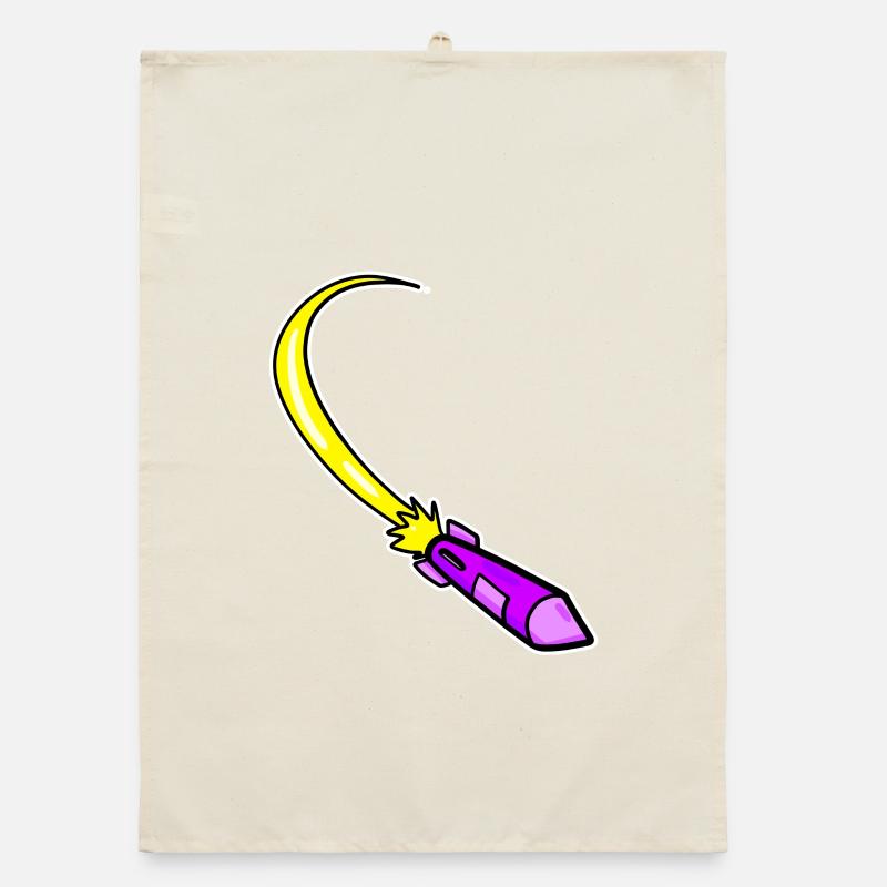 Fusée violette Torchon bio