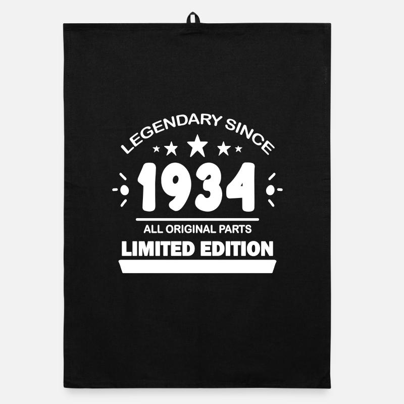 1934 - Né 1934 - Année de construction 1934 Spruch Torchon bio