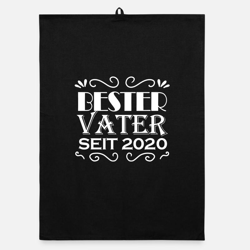 Bester Vater seit 2020 Organic Geschirrtuch