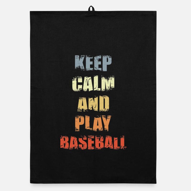 Baseballspruch Organic Geschirrtuch