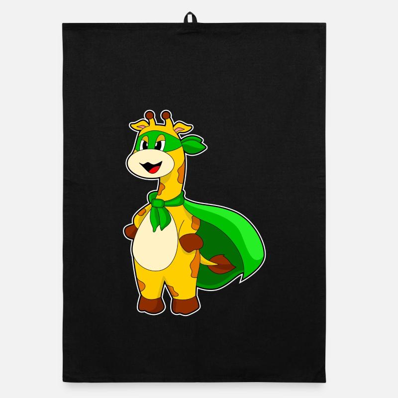 Cape de super-héros girafe Torchon bio