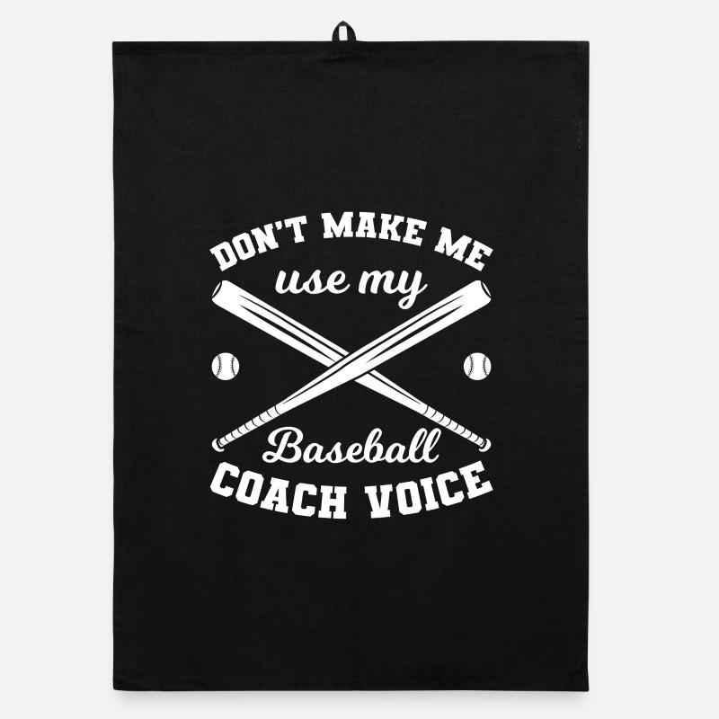 Baseball Coach Organic Geschirrtuch