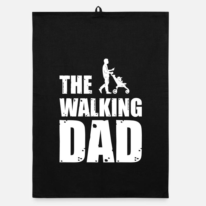 The walking dad Organic dish towel