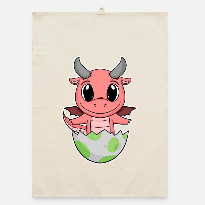 Bébé Dragon Œuf Torchon bio