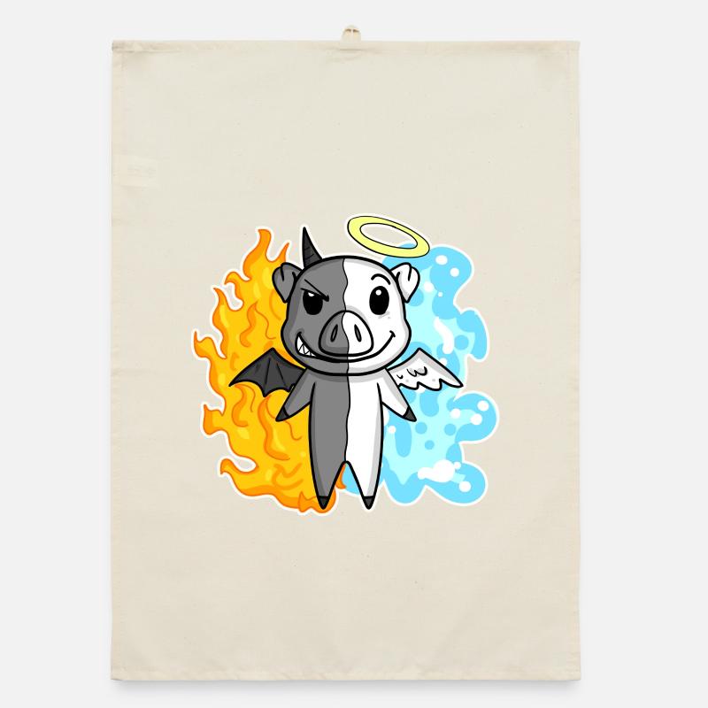 Cochon - Ange et Diable Torchon bio