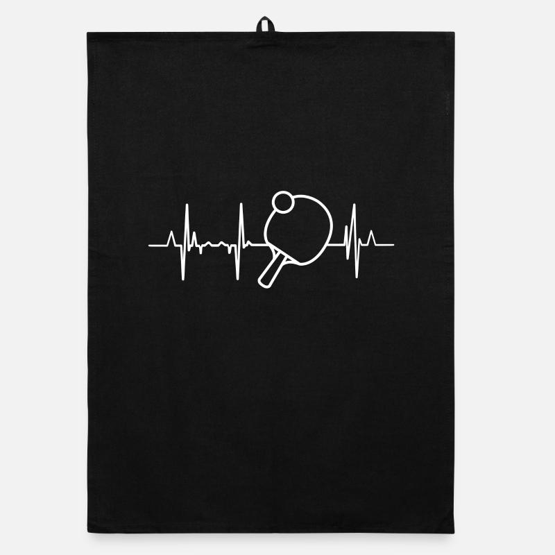 Palpitations cardiaques de tennis de table Torchon bio