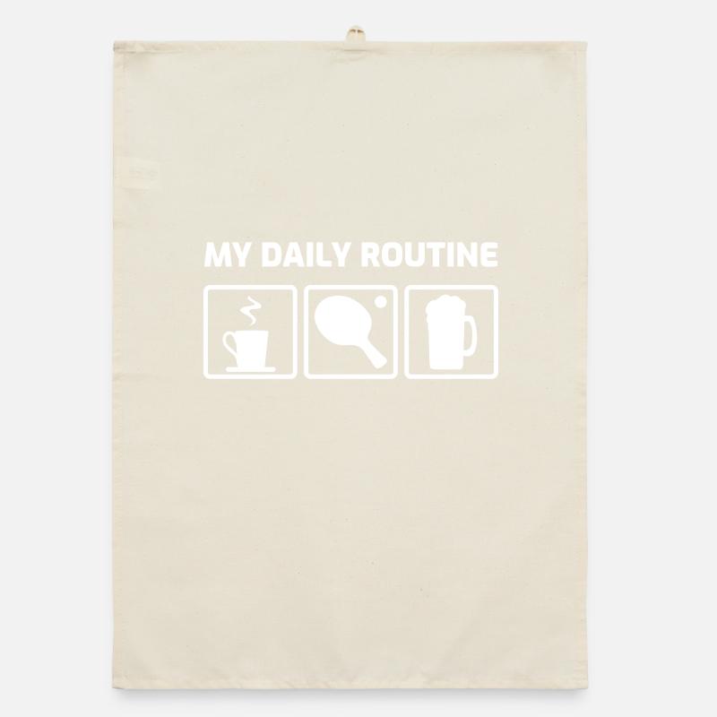 Routine de tennis de table Torchon bio