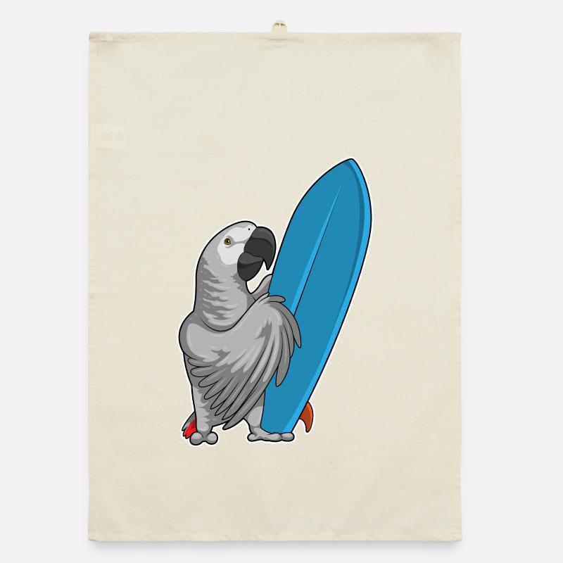 Parrot surf board Summer Torchon bio