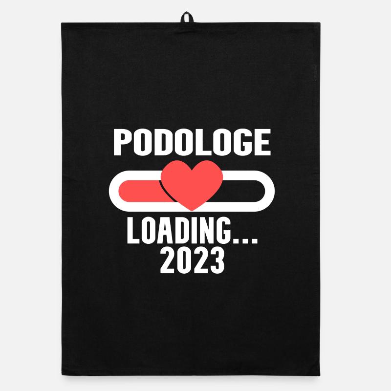Podologe Loading 2023 Organic Geschirrtuch