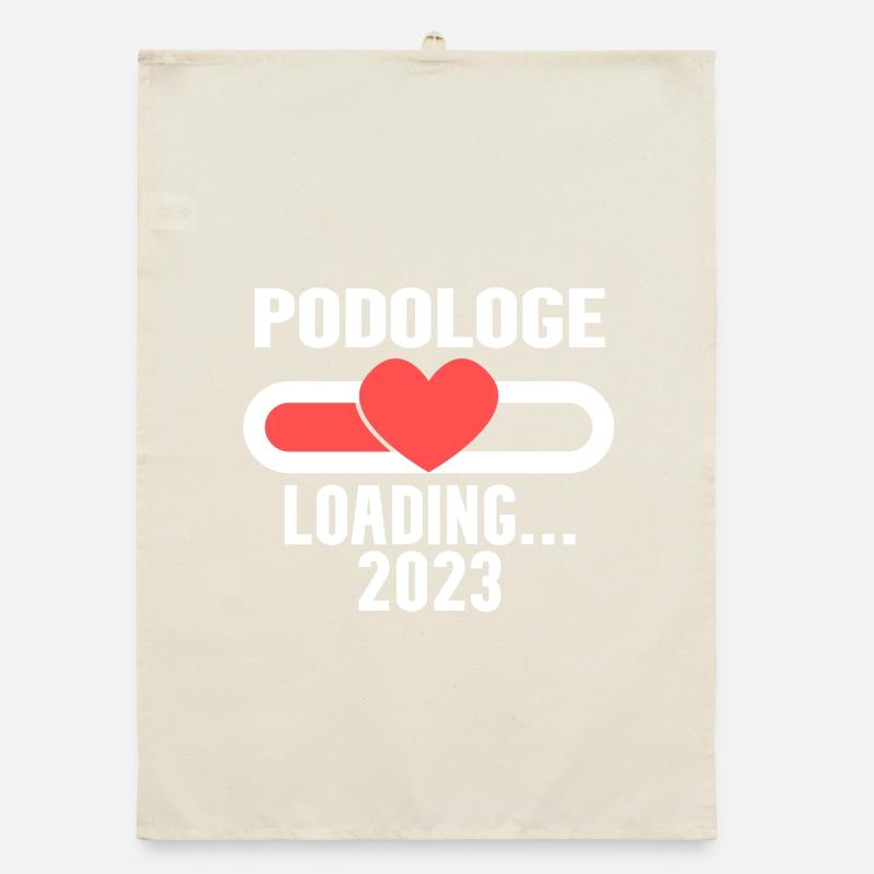 Podologe Loading 2023 Organic Geschirrtuch