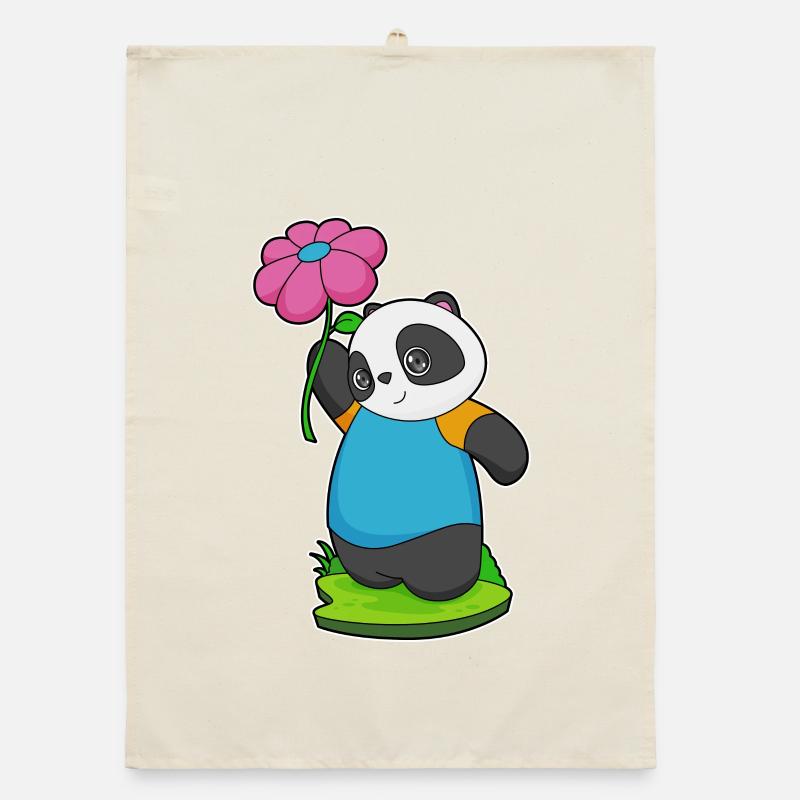 Fleur de panda Torchon bio