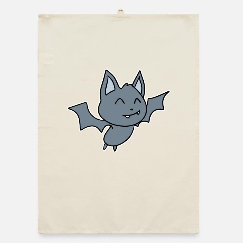 Fledermaus Kinder Motiv Organic Geschirrtuch