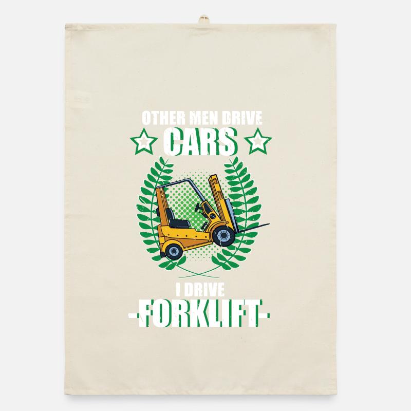 Forklift Forklift Forklift Driver Logistics Occupation Organic dish towel