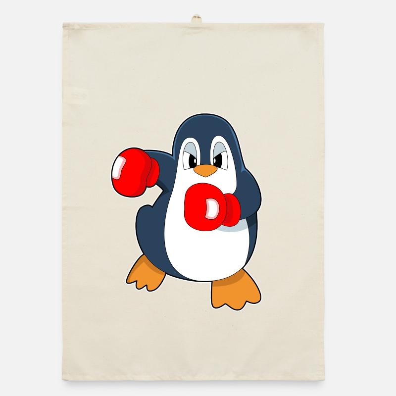 Penguin Boxer Gants de boxe Boxe Boxe Torchon bio