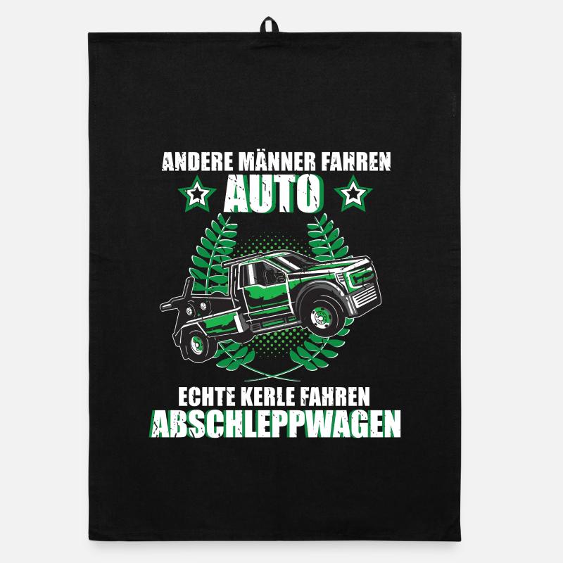 Abschleppwagen Abschlepper Abschleppdienst Fahrer Organic Geschirrtuch