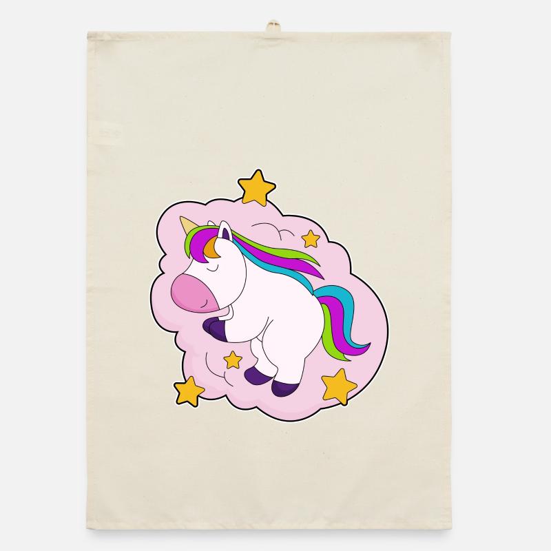 Nuages de licorne Torchon bio