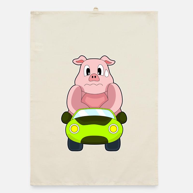 Voiture de cochon Torchon bio
