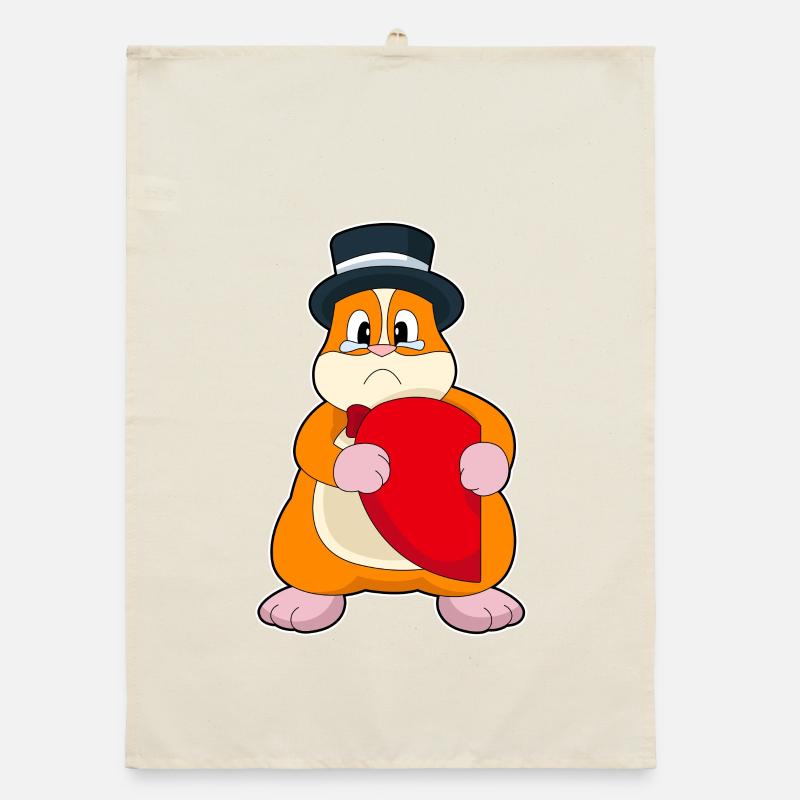 Mariage du cœur de marié de hamster Torchon bio