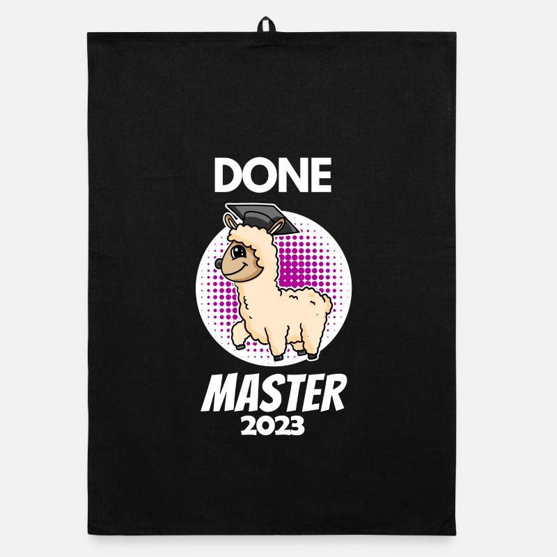 Master 2023 - Master abgeschlossen Organic Geschirrtuch
