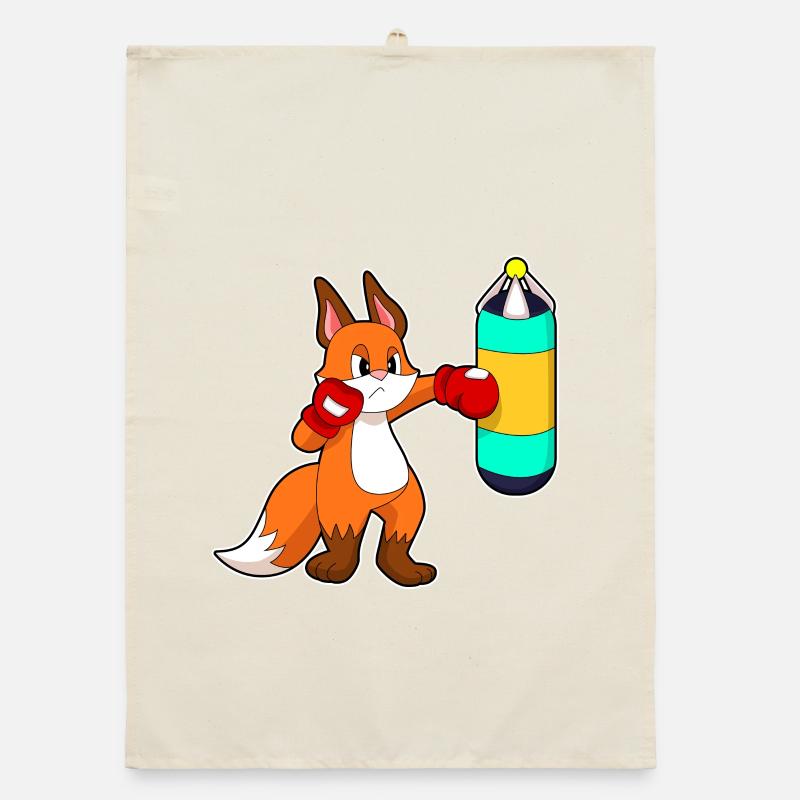 Fox Boxer Sac de frappe Boxe Torchon bio