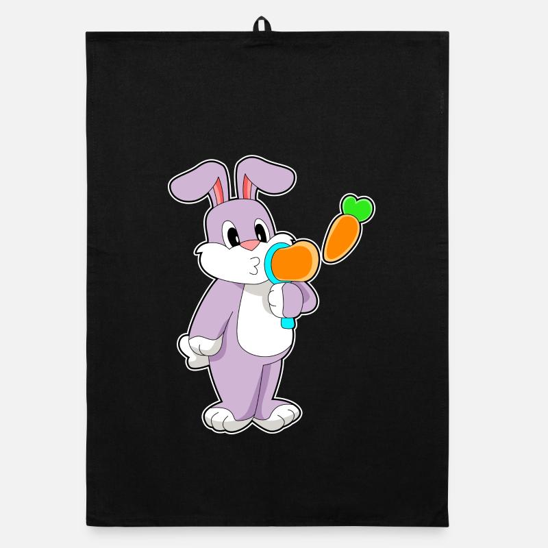 Bunny Soap Bubbles Organic dish towel