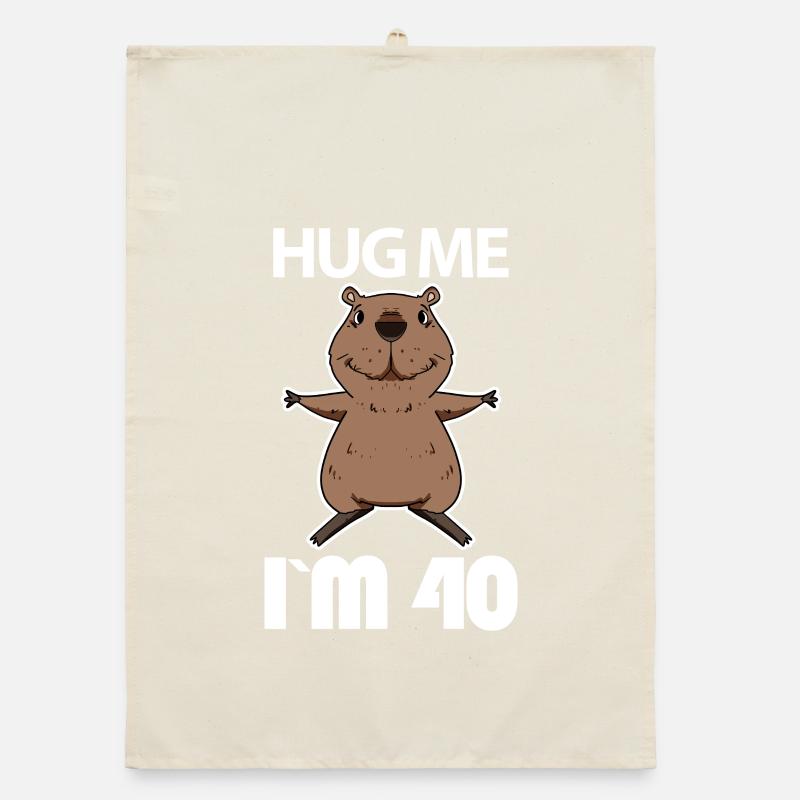 40 ans - 40 ans - câlin Torchon bio