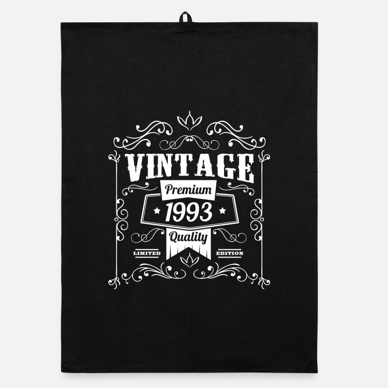 1993 Geburtstag Geburtstag Vintage Sprüche Organic Geschirrtuch
