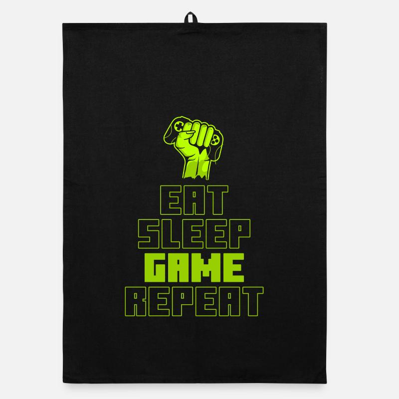 Manger le jeu de sommeil Répéter Torchon bio