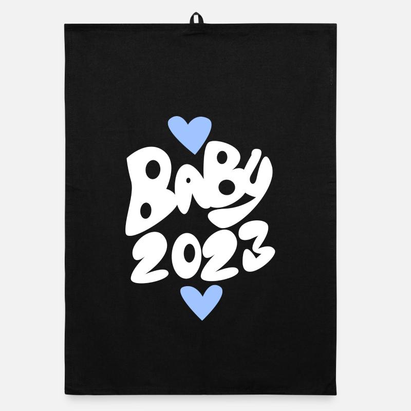 Bébé 2023 - Naissance enceinte 2023 - Bébé garçon Torchon bio
