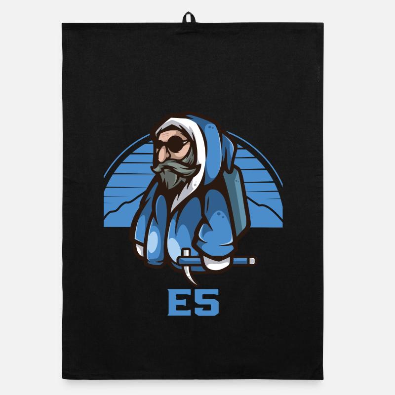 Alpenüberquerung E5 Alpenüberquerer Organic Geschirrtuch