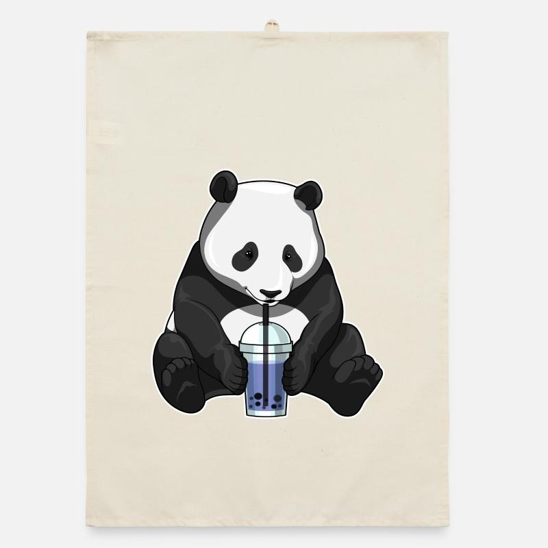 Panda Bubble Tea Torchon bio
