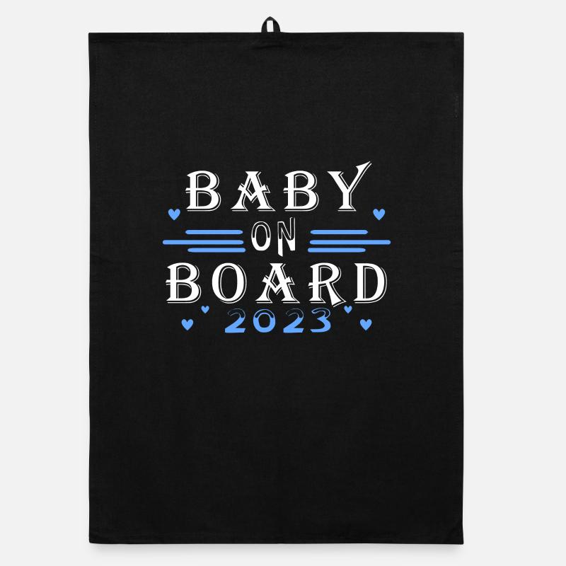 Enceinte 2023 - Torchon bio - noir
