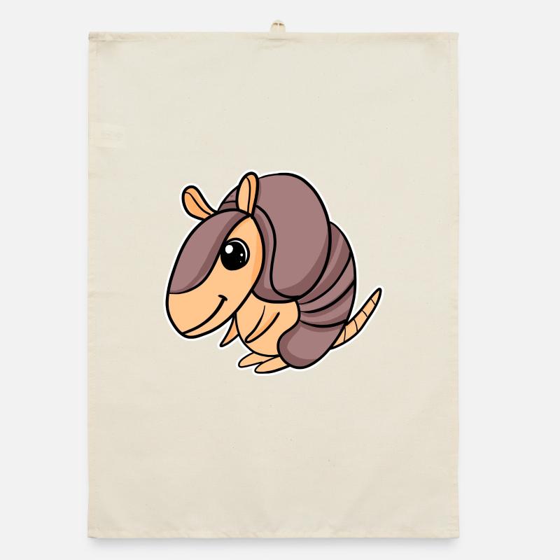 Armadillos Gürteltier Organic Geschirrtuch