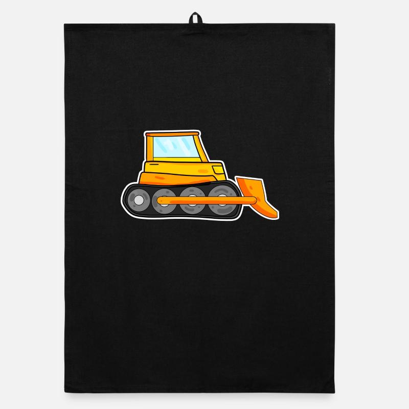 Excavator Construction Site Excavator Driver Organic dish towel