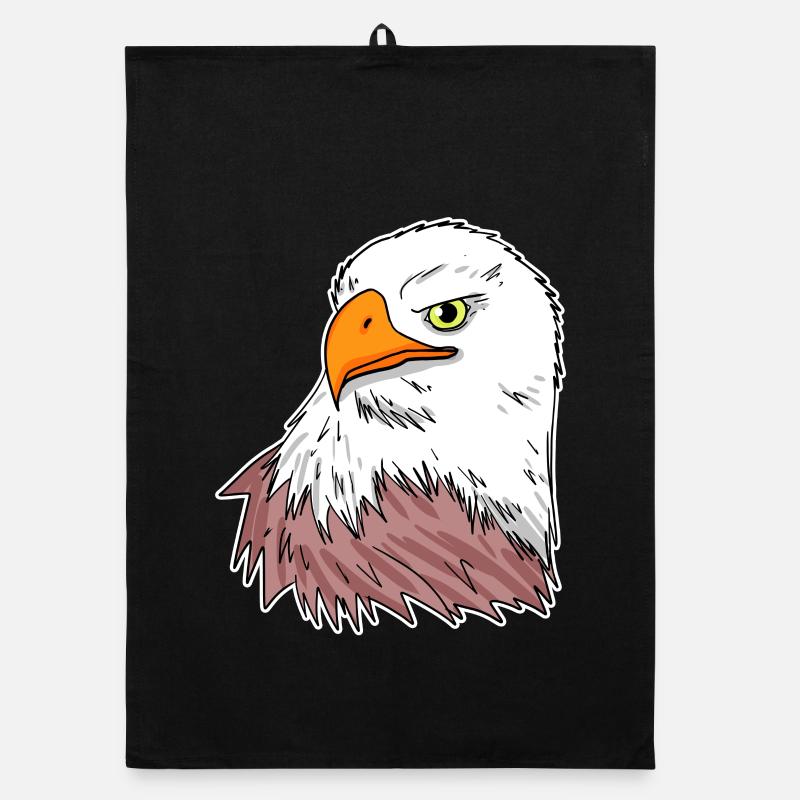 Oiseau aigle Torchon bio