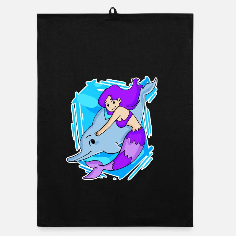 Mermaid Organic dish towel
